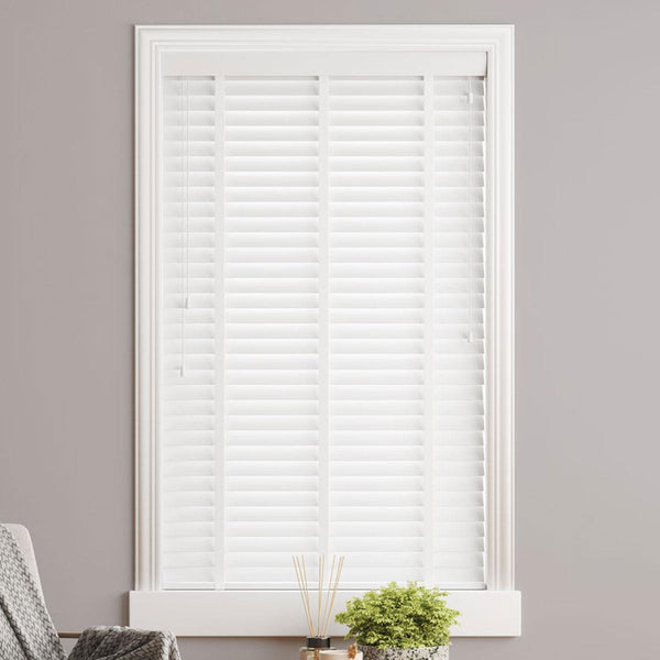 Sunwood Wood Gloss Pure Made to Measure Venetian Blind with Cotton Tapes - Ideal