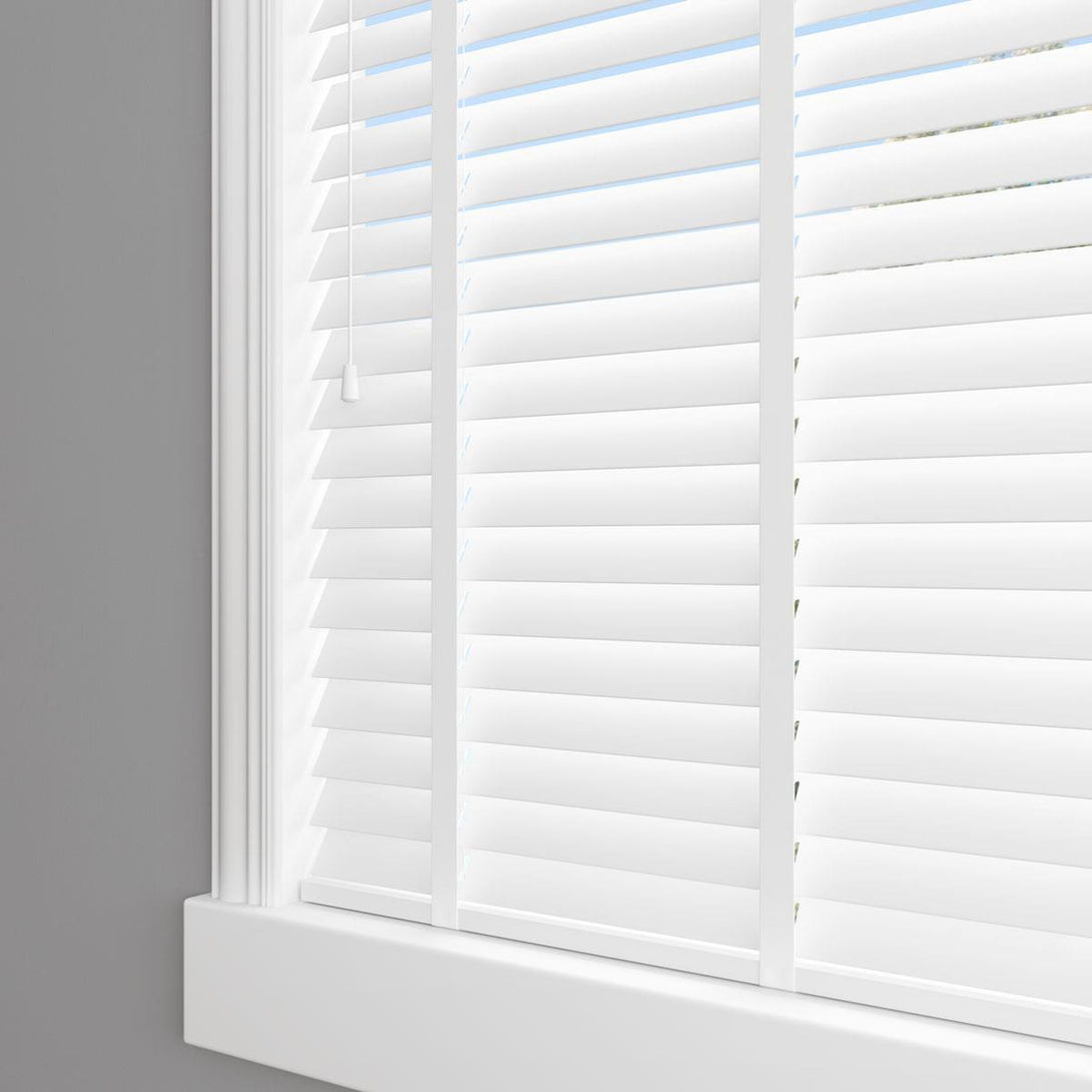 Sunwood Wood Gloss Pure Made to Measure Venetian Blind with Cotton Tapes - Ideal