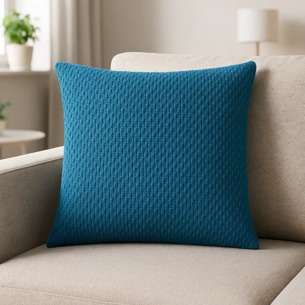Hayden Eco-Friendly Recycled Cushion Cover 43cm x 43cm - Teal