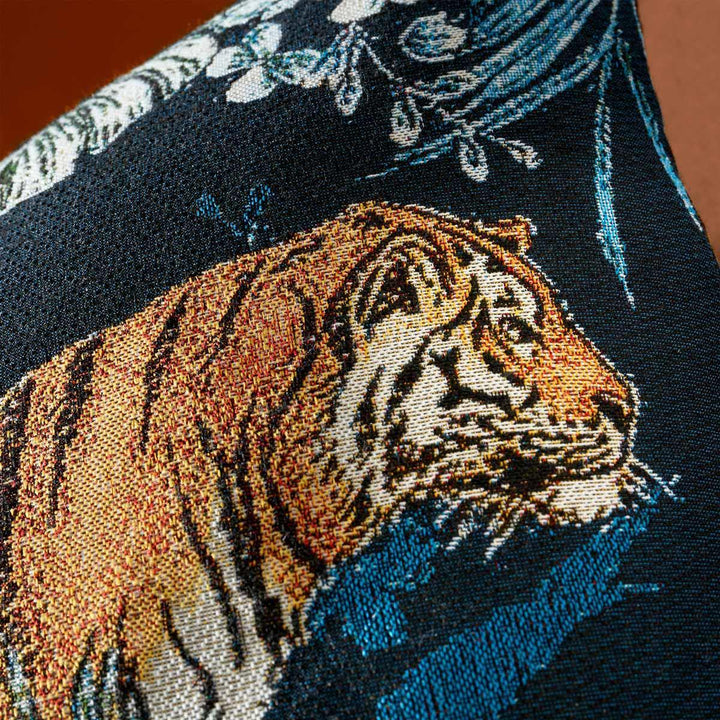 Tiger Tropicana Tapestry Cushion Cover 18" x 18" - Ideal