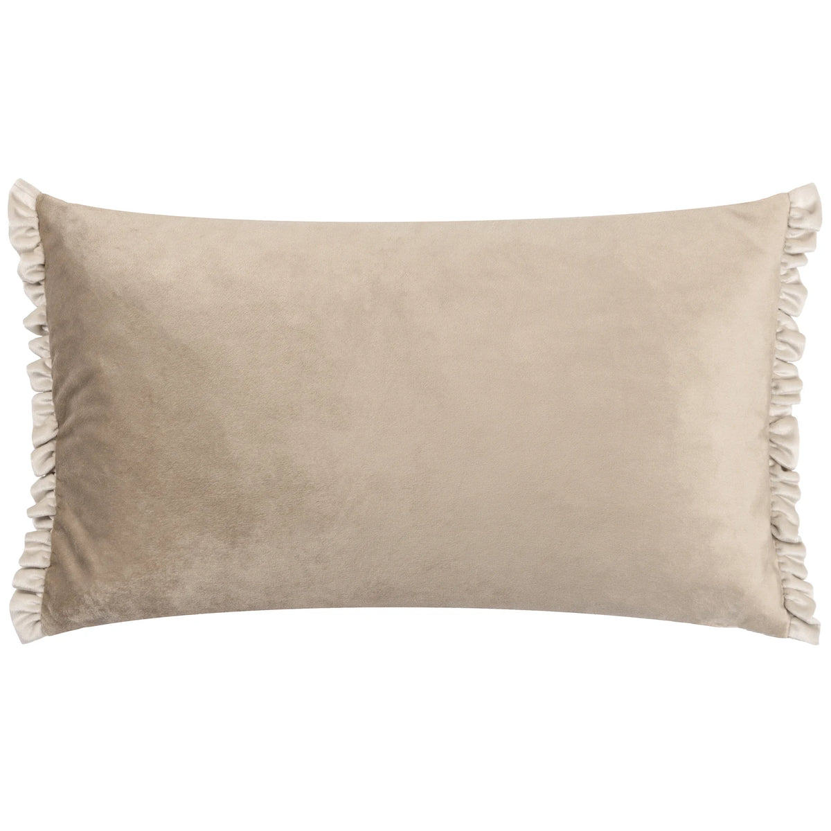 Tilly Velvet Oyster + Lace Cushion Cover 30cm x 50cm - additional product view 1