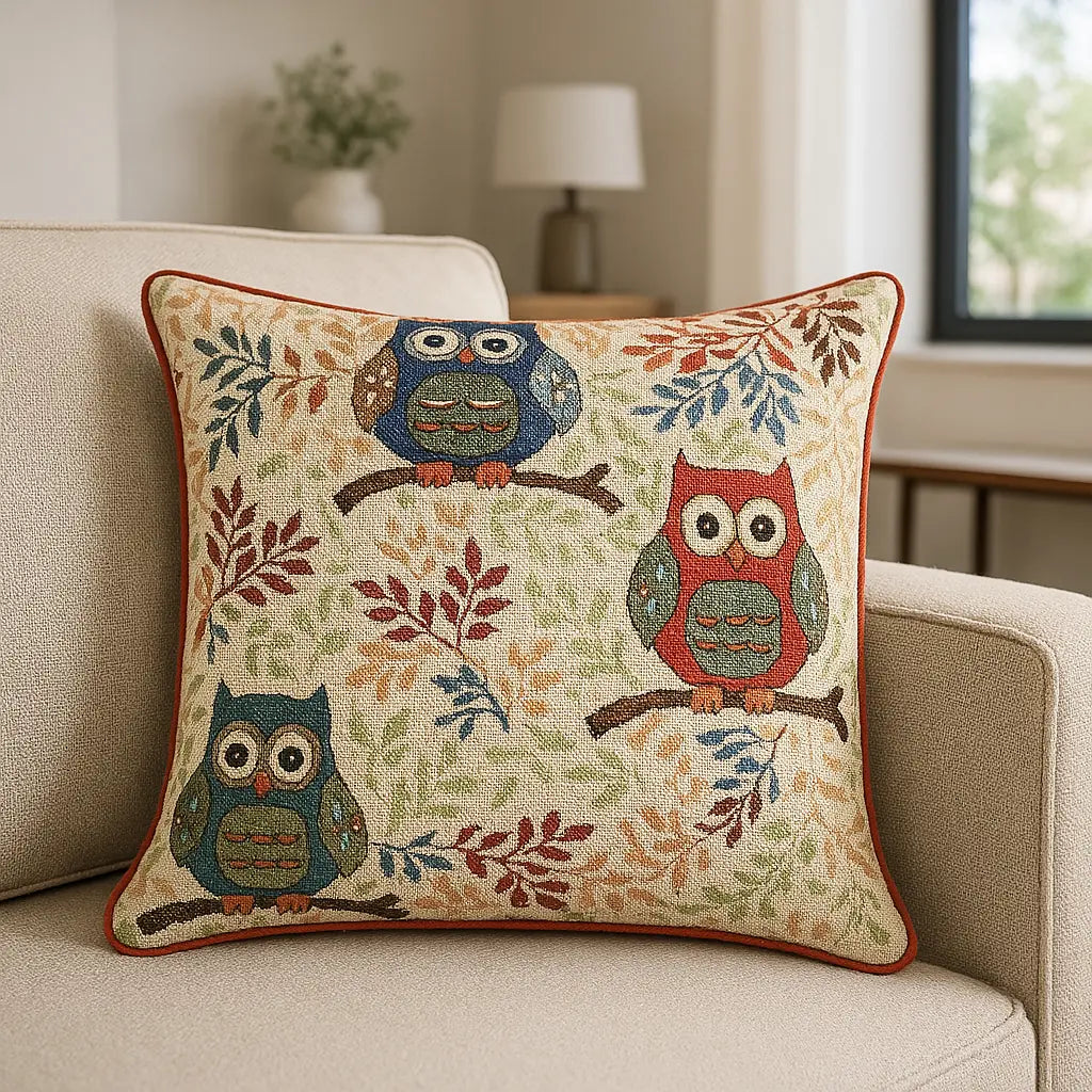 Tapestry Velvet Cushion Cover 45cm x 45cm - Toowit