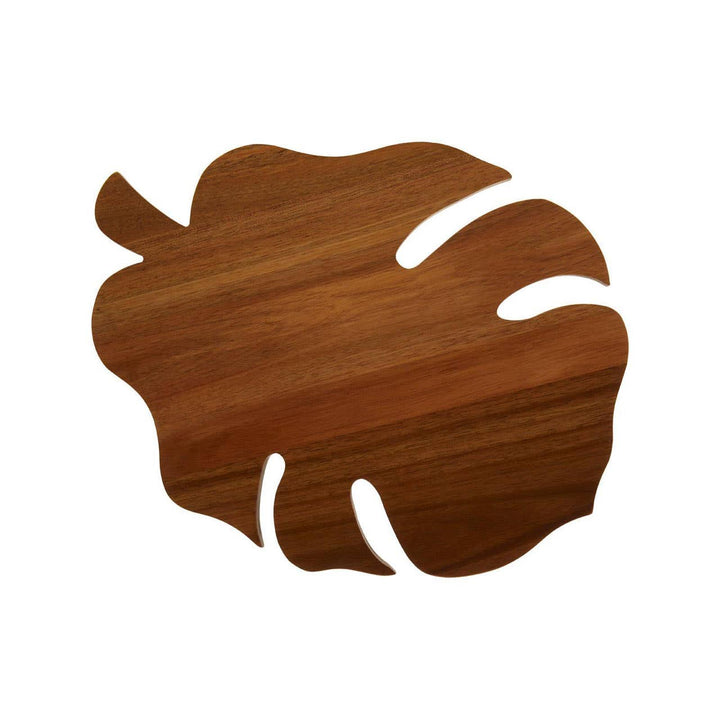Tropical Leaf Acacia Wood Chopping Board - Ideal