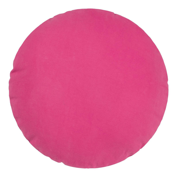 Unity Velvet Round Cushion Lilac + Pink - Ideal