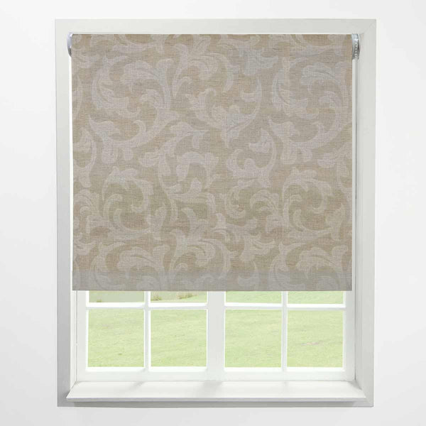 Victoria Made to Measure Roller Blind (Dim Out) Natural - Ideal