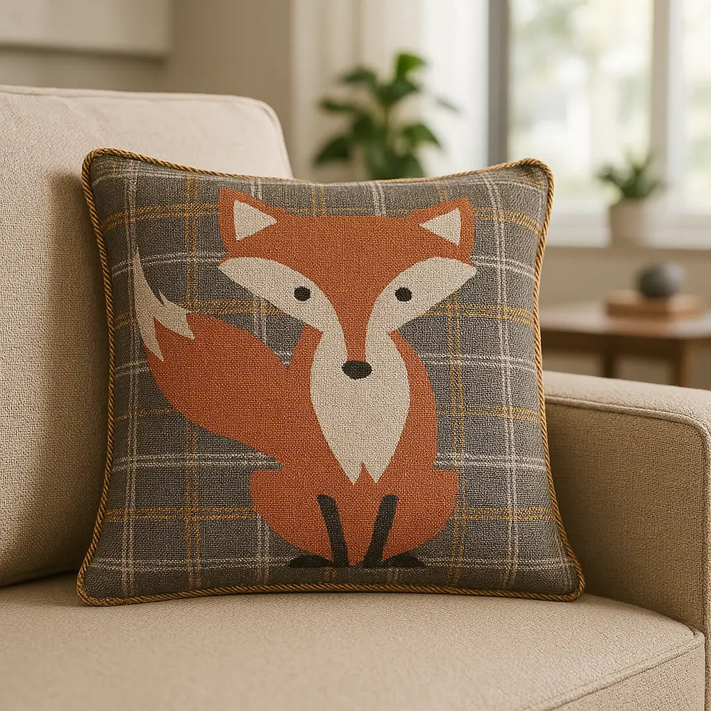 Tapestry Velvet Cushion Cover 45cm x 45cm - Vixen