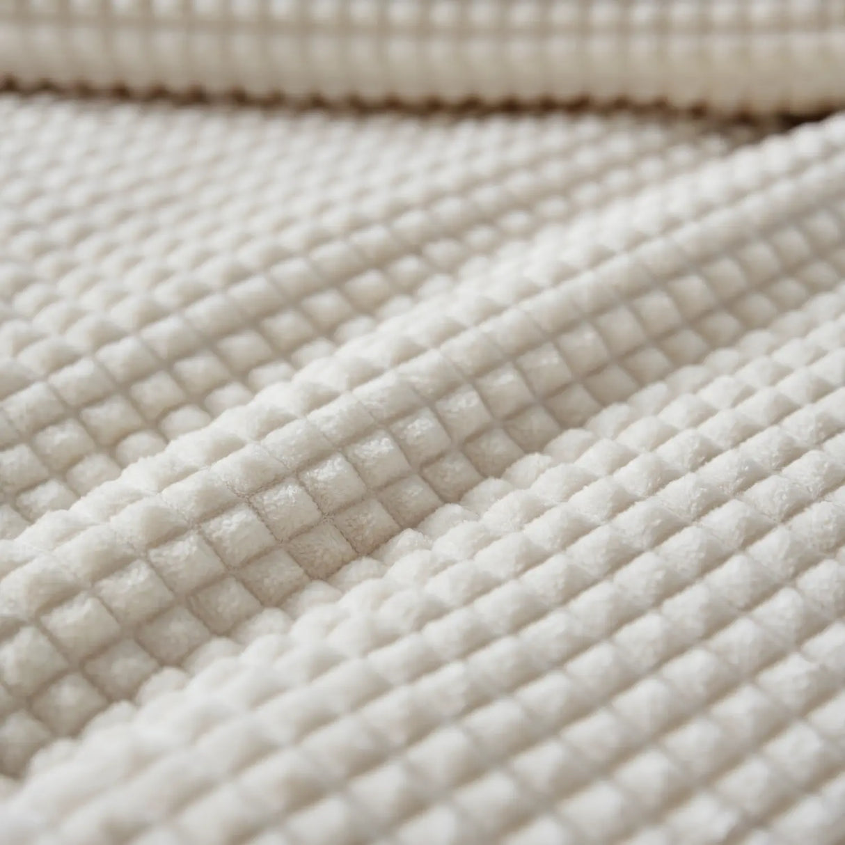 Waffle Teddy Fleece Duvet Cover Set by Rapport Home