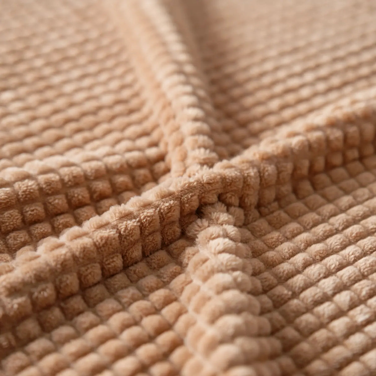 Waffle Teddy Fleece Duvet Cover Set by Rapport Home