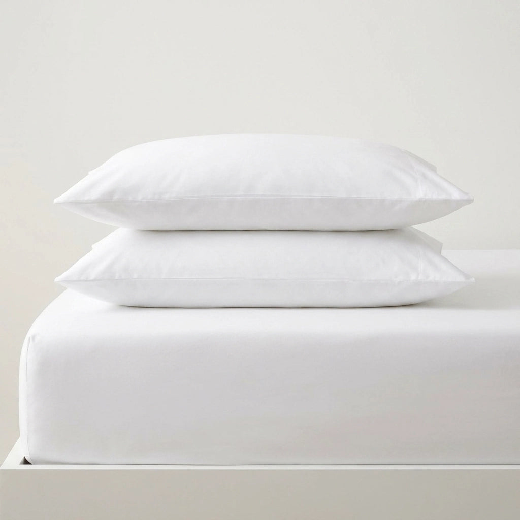 Plain Dye Polycotton Housewife Pillowcases Pair 12