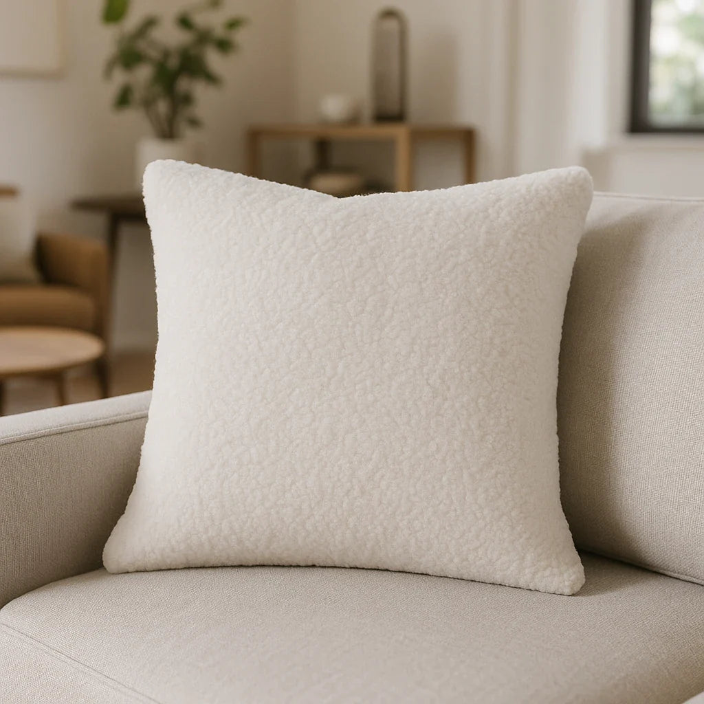 Olann Cushion Cover / Filled Cushion - Ecru