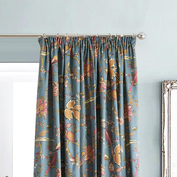 Windsor Tape Top Curtains Duck Egg - Ideal