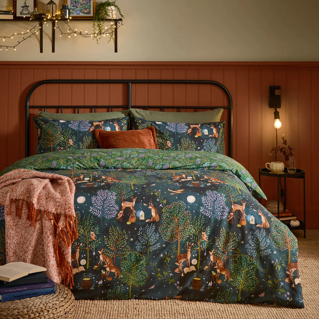 Woodland Rituals Reversible Duvet Cover Set