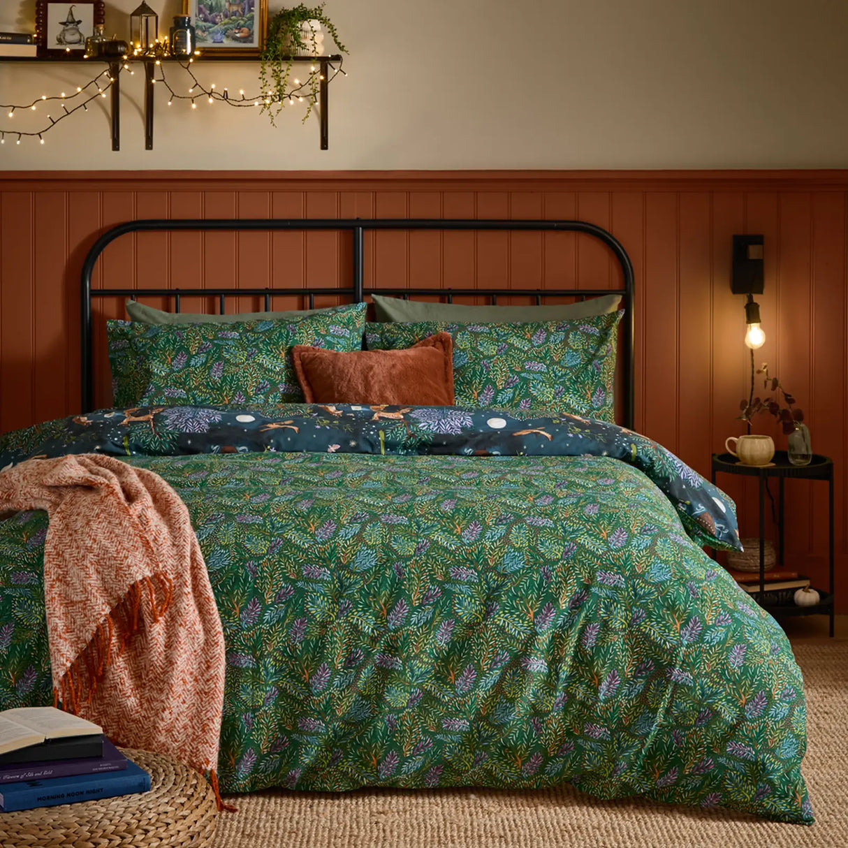 Woodland Rituals Reversible Duvet Cover Set image 2