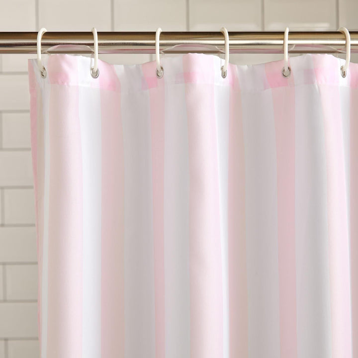 Stripe Tease Pink Shower Curtain - Ideal