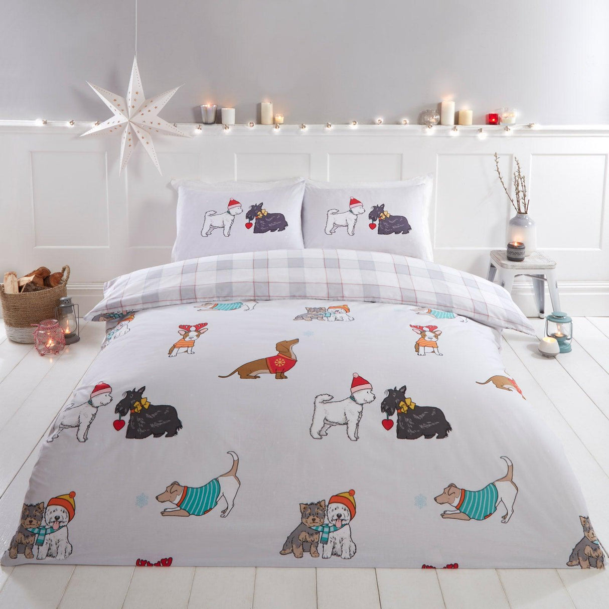 Winter Tails Christmas Duvet Cover Set Duvet Cover Rapport Single