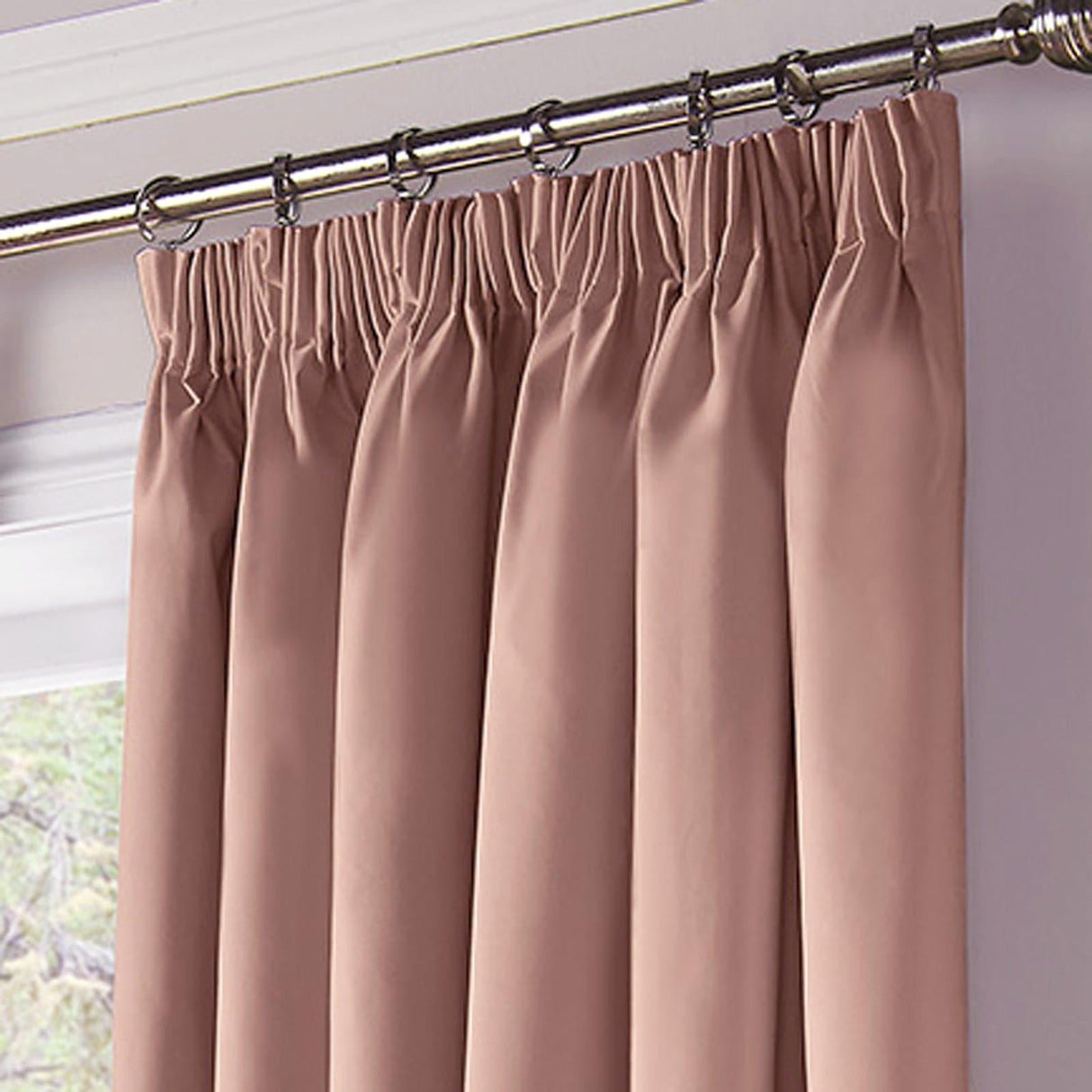 Essential 95% Blackout Tape Top Curtains Pink Tape Top Curtains Alan Symonds