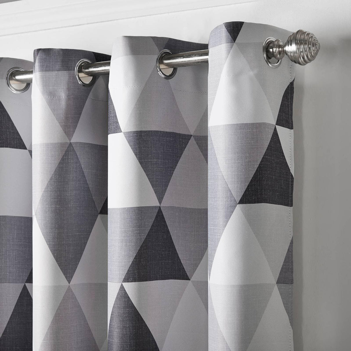 Malmo Blockout Eyelet Curtains Charcoal Eyelet Curtains Alan Symonds