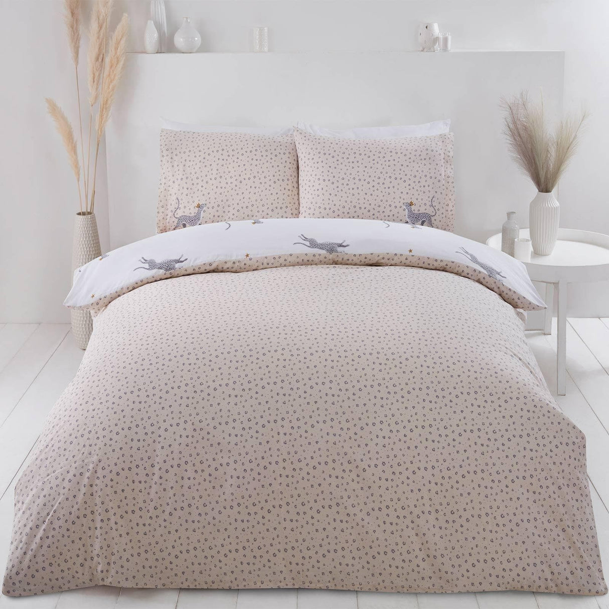 Leopard Eco Friendly Natural Duvet Cover Set Duvet Cover Rapport