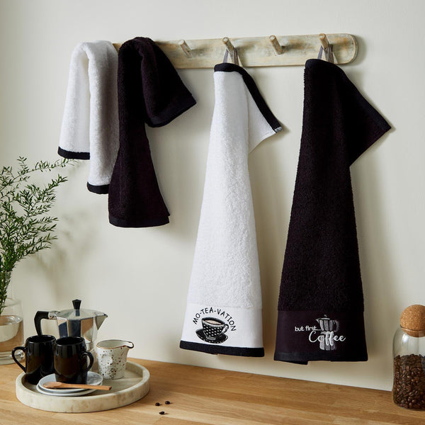 Tea and Coffee Pack of 4 Tea Towels - Ideal