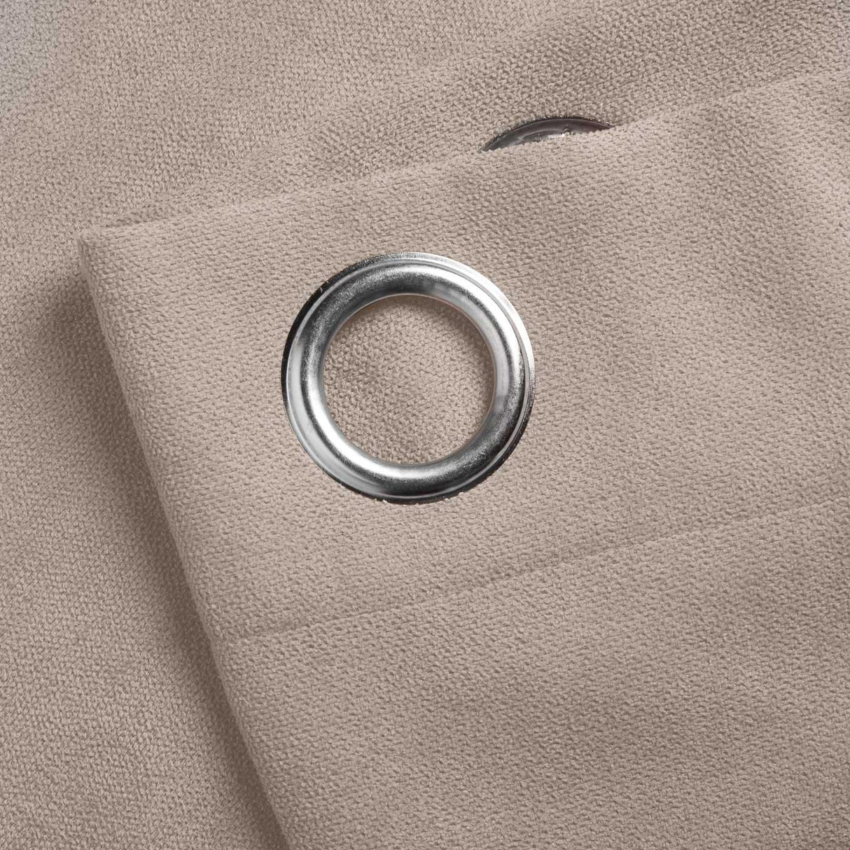 Velvet Chenille Eyelet Curtains Taupe Eyelet Curtains Alan Symonds