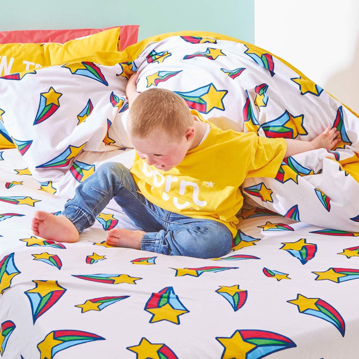 Born to Be You 100% Organic Cotton Fitted Sheets -  - Ideal Textiles