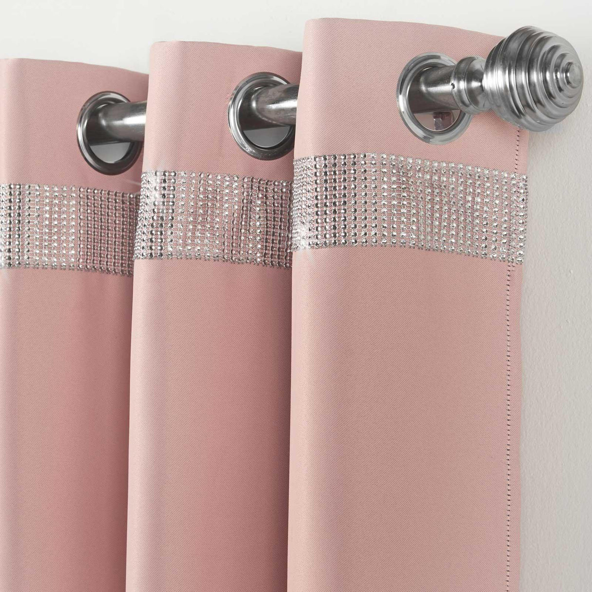 Palace Blockout Eyelet Curtains Blush Pink Eyelet Curtains Alan Symonds