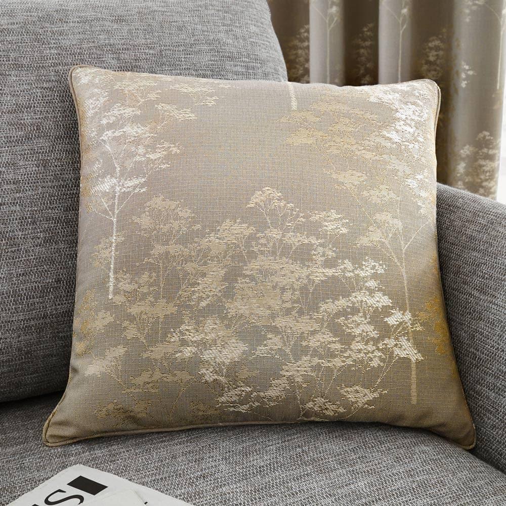 Curtina Elmwood Stone Cushion Cover 43cm x 43cm (17"x17") Cushion Cover Curtina
