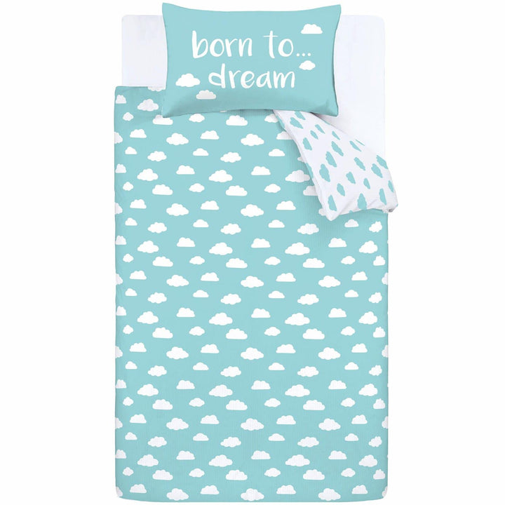 Born to Dream 100% Organic Cotton Duvet Cover Set -  - Ideal Textiles