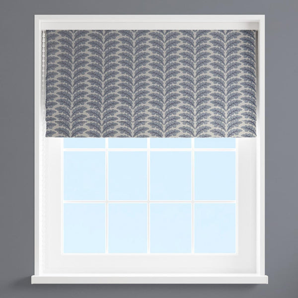Woodcote Delft Made To Measure Roman Blind -  - Ideal Textiles
