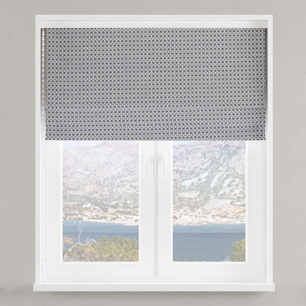 Limoges Grey Made To Measure Roman Blind -  - Ideal Textiles