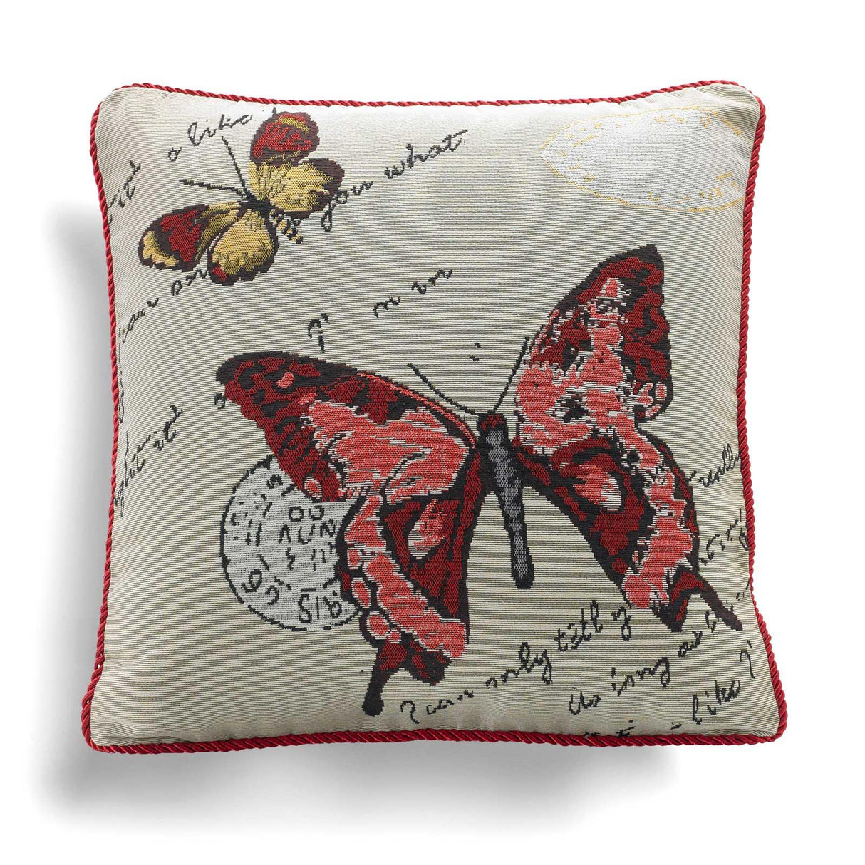Alan Symonds Butterfly Tapestry Cushion Cover 45cm x 45cm (18"x18") Cushion Cover Alan Symonds
