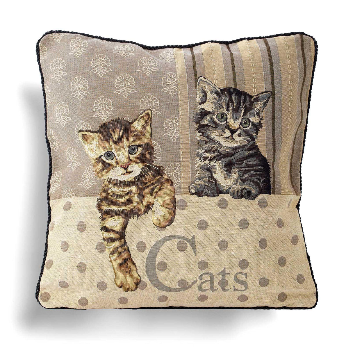 Alan Symonds Cats Tapestry Cushion Cover 45cm x 45cm (18"x18") Cushion Cover Alan Symonds