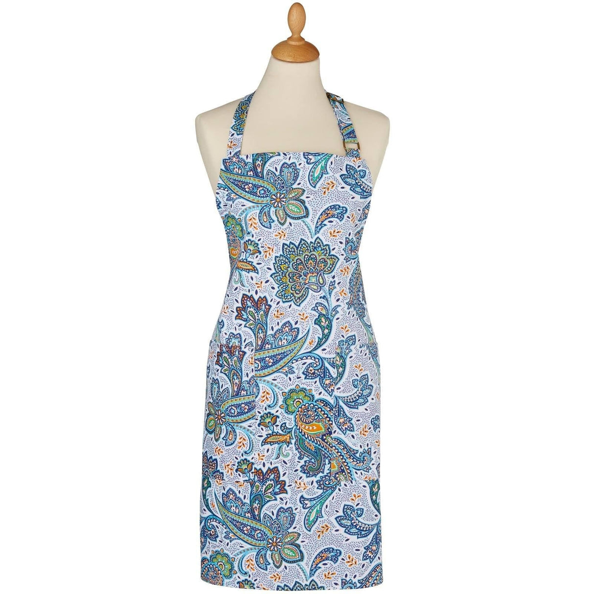 Italian Paisley Luxury Cotton Kitchen Apron Aprons Ulster Weavers