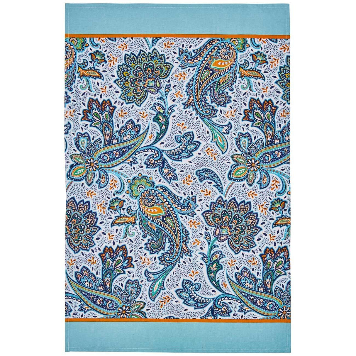 Italian Paisley Luxury Cotton Printed Tea Towel Tea Towels Ulster Weavers