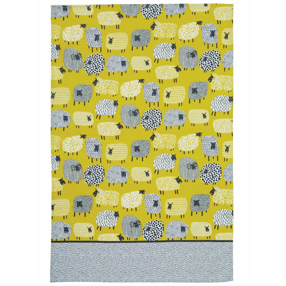 Dotty Sheep Luxury Cotton Printed Tea Towel Tea Towels Ulster Weavers