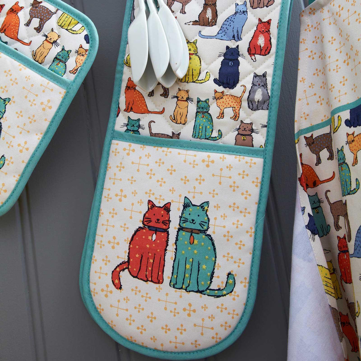 Catwalk Luxury Cotton Double Oven Glove Oven Gloves Ulster Weavers