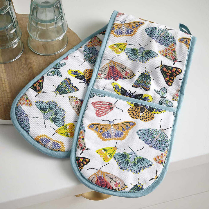 Butterfly House Luxury Cotton Double Oven Glove -  - Ideal Textiles