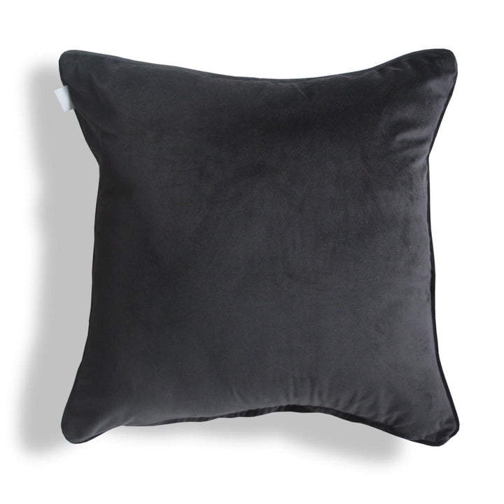 Serengeti Elephant Chenille Cushions Black 20'' x 20'' -  - Ideal Textiles