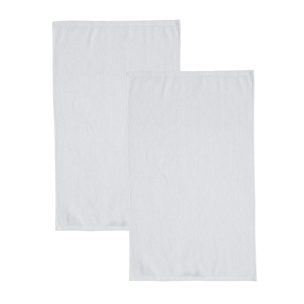 Quick Dry 100% Cotton Bath Sheet Pair White - Ideal