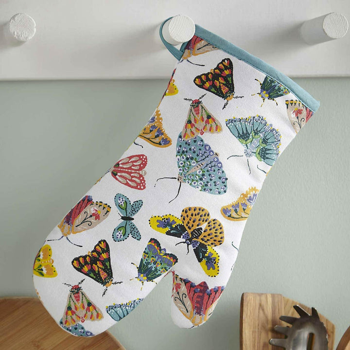 Butterfly House Luxury Cotton Gauntlet Oven Mitt -  - Ideal Textiles