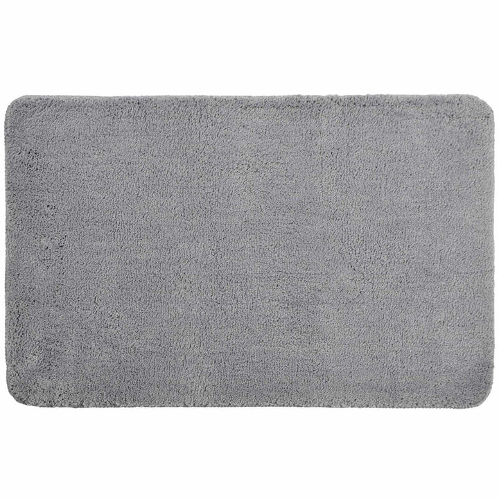 Luxury Microfibre Non-Slip Bath Mat Dove Grey -  - Ideal Textiles