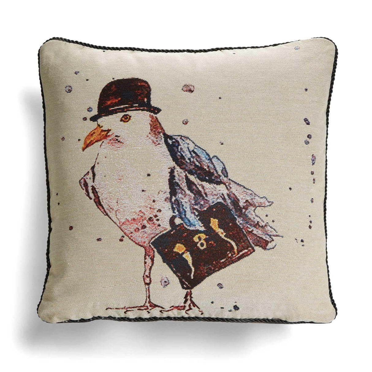 Alan Symonds Mr. Gull Tapestry Cushion Cover 45cm x 45cm (18"x18") Cushion Cover Alan Symonds