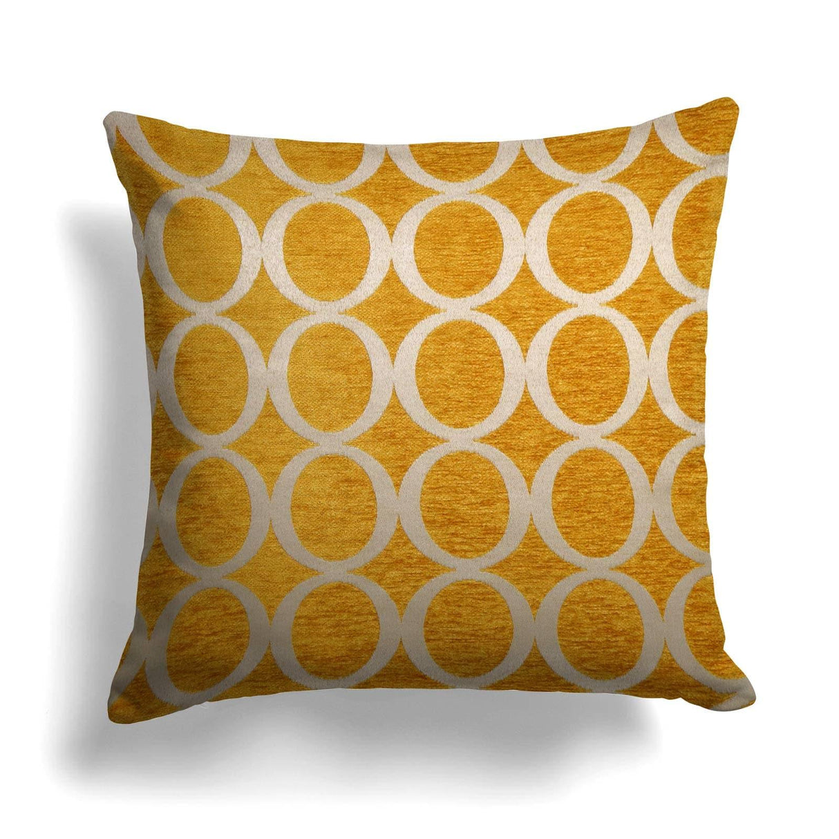 Alan Symonds Large Oh! Cushion Cover Ochre 55cm x 55cm (22"x22") Cushion Cover Alan Symonds