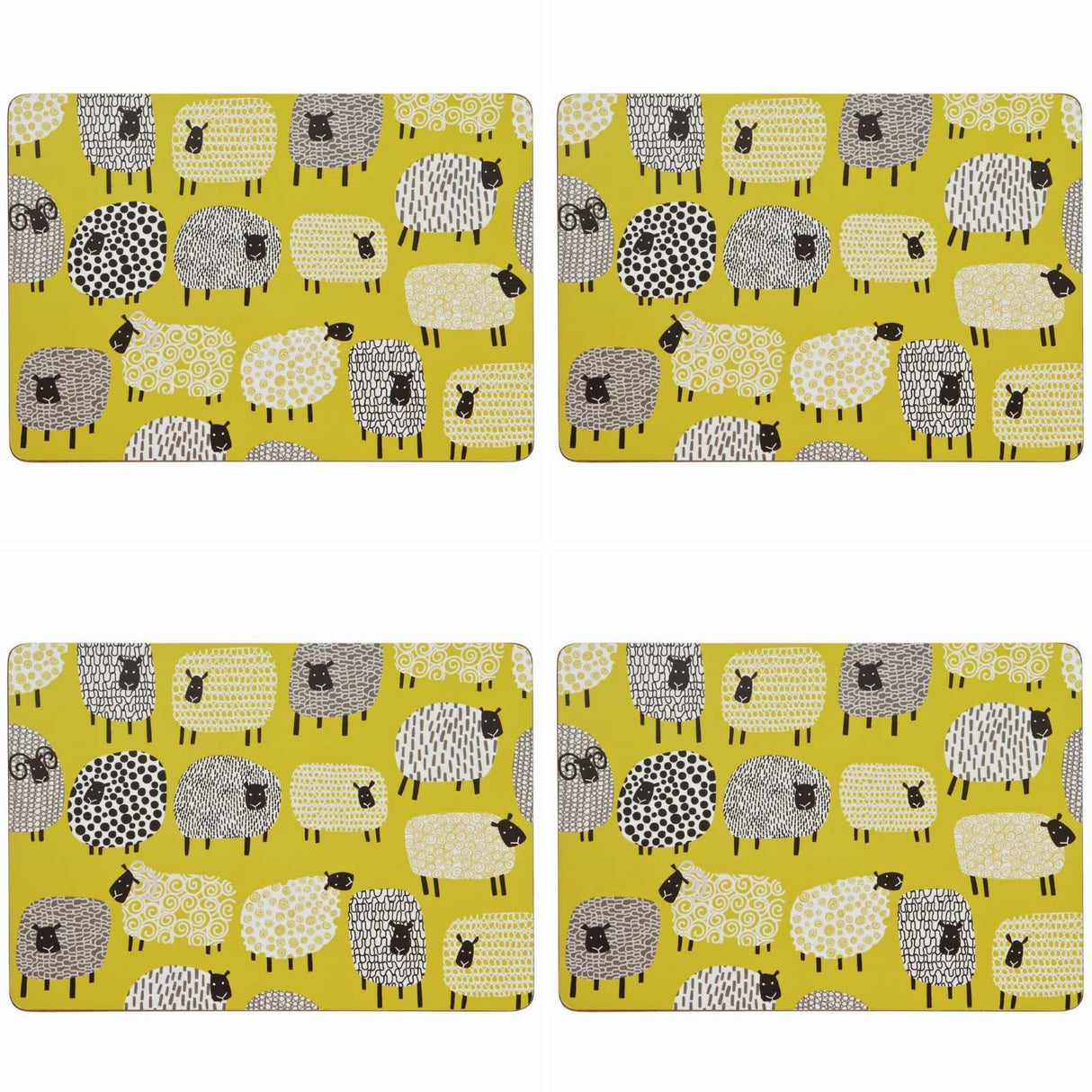 Dotty Sheep Pack of 4 Placemats Placemats & Coasters Ulster Weavers