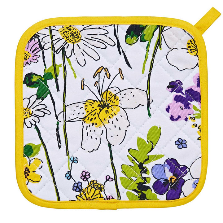Wildflowers Luxury Cotton Pot Mat -  - Ideal Textiles