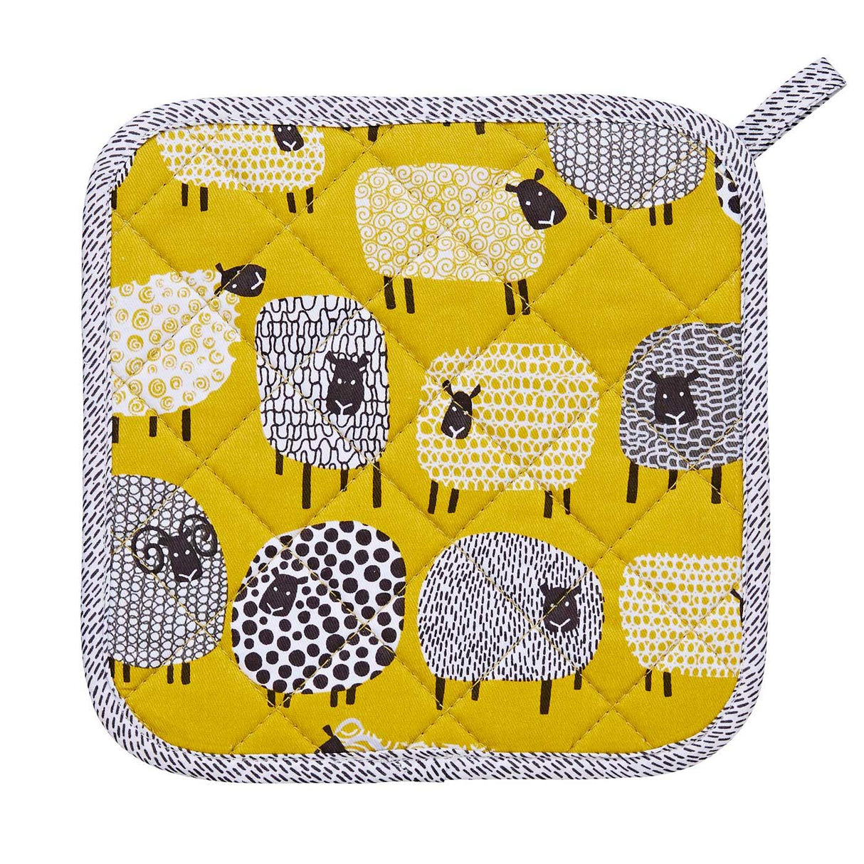 Dotty Sheep Luxury Cotton Pot Mat Pot Mat Ulster Weavers