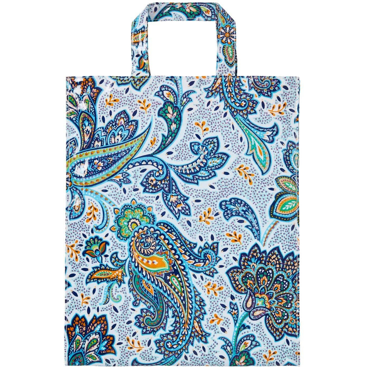 Italian Paisley Medium PVC Tote Bag Totes & Shopping Bags Ulster Weavers