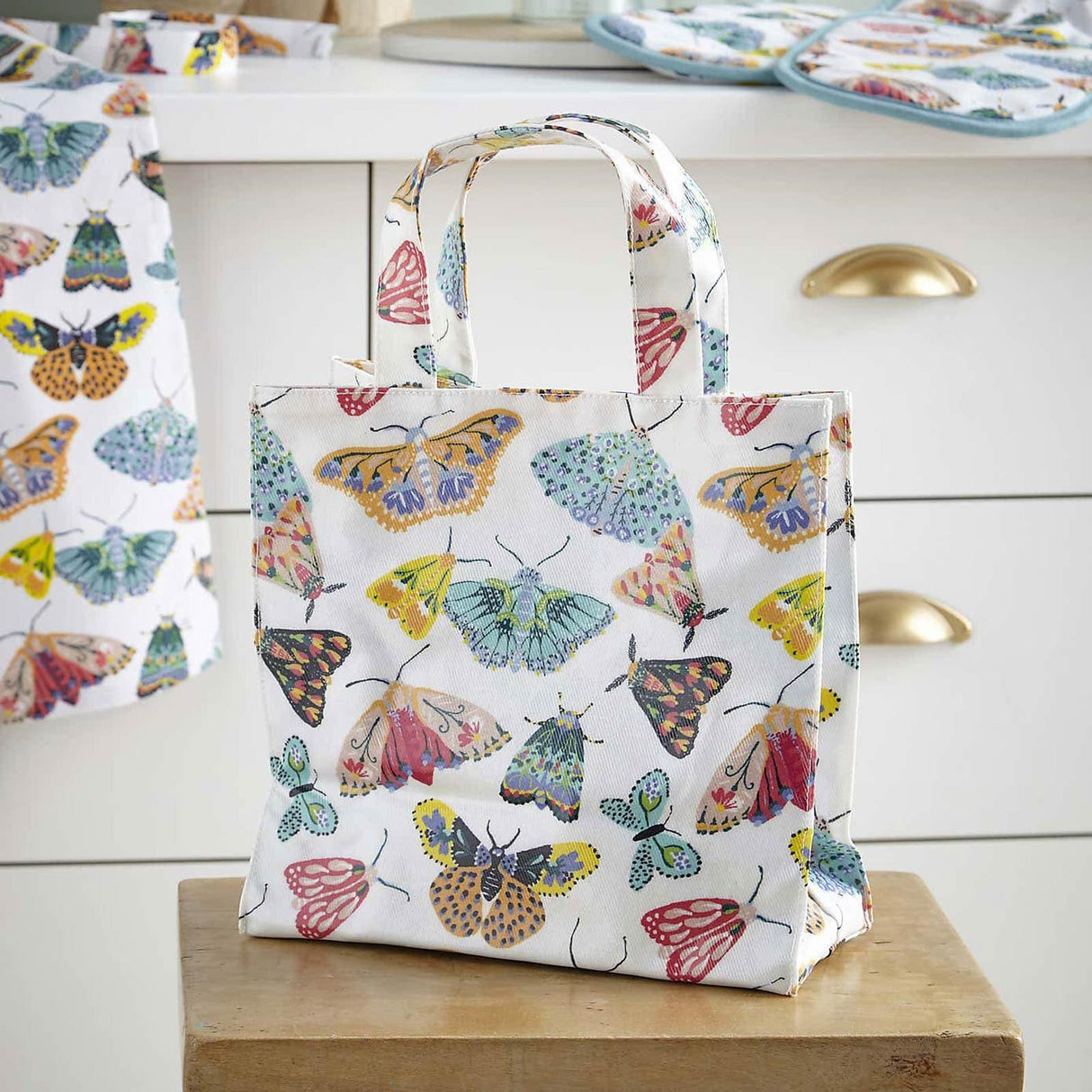 Butterfly House Small PVC Tote Bag Totes & Shopping Bags Ulster Weavers