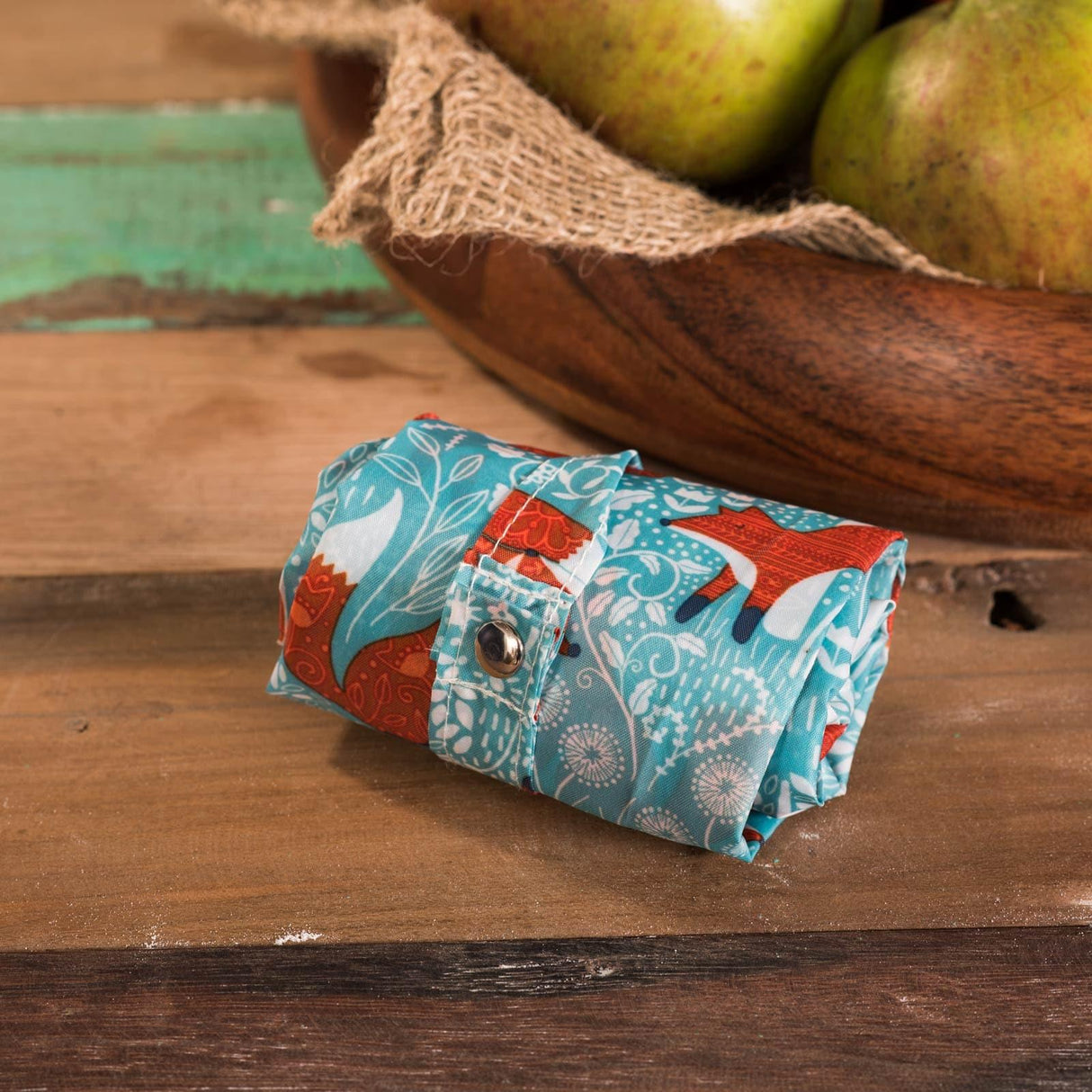 Foraging Fox Reusable Roll-Up Shopping Bag Totes & Shopping Bags Ulster Weavers