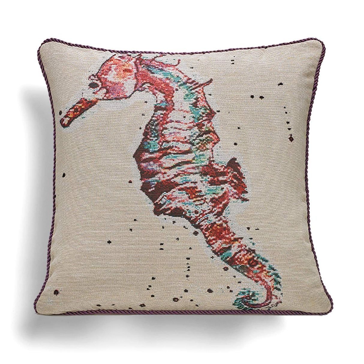 Alan Symonds Seahorse Tapestry Cushion Cover 45cm x 45cm (18"x18") Cushion Cover Alan Symonds